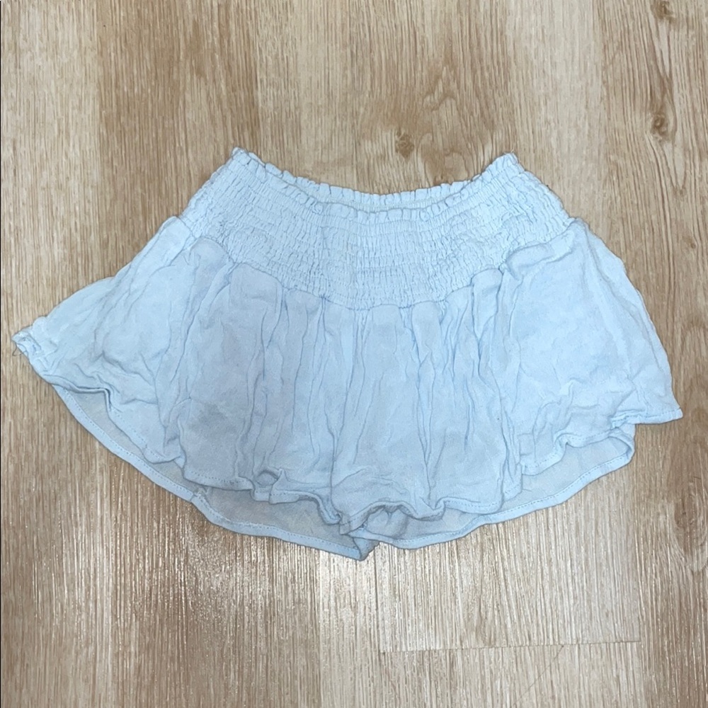 Hayden Girls size Small 6/7 Smocked Waist Flowy Skort Ligjhtweight 100% Rayon
